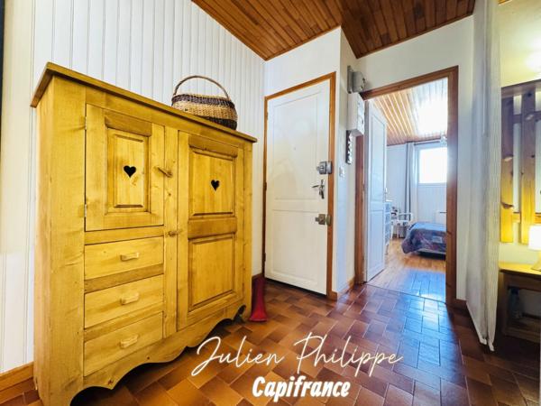 À VENDRE – CHARMANT T2 AU PIED DES PISTES À SAINT-LÉGER-LES-MÉLÈZES !