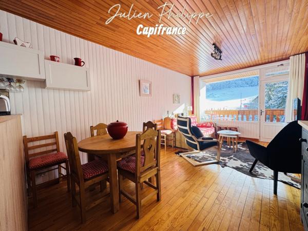 À VENDRE – CHARMANT T2 AU PIED DES PISTES À SAINT-LÉGER-LES-MÉLÈZES !