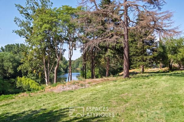 Demeure historique à rénover avec parc en bord de Vienne