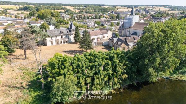 Demeure historique à rénover avec parc en bord de Vienne