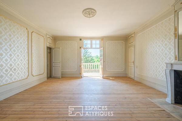 Demeure historique à rénover avec parc en bord de Vienne