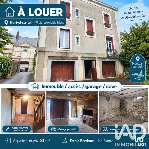 Location appartement 3 pièces 81,83 m² Montval-sur-Loir