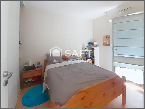 Appartement T2 avec terrasse, parking et garage fermé