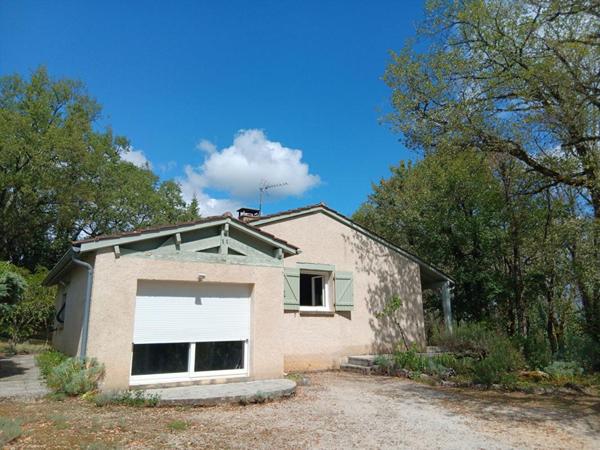 Cahors 46000 maison de plain-pied 3 chambres terrain 2500 m²