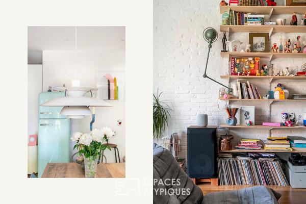 Loft sur jardin verdoyant dans une ancienne boutonnerie