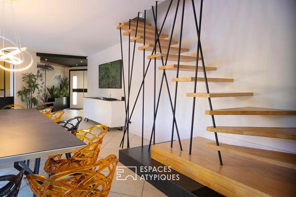 Villa contemporaine avec piscine et spa à deux pas de la plage