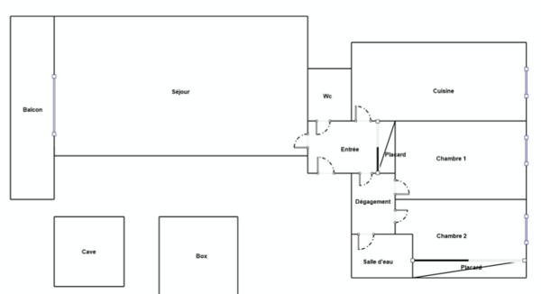 Suresnes (92150) SURESNES - CARNOT / GAMBETTA - APPARTEMENT 3 PIECES AVEC VUE TOUR EIFFEL