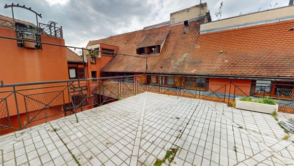 F2 avec terrasse exceptionnelle – Krutenau, Strasbourg