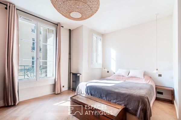 Appartement contemporain dans un immeuble art déco