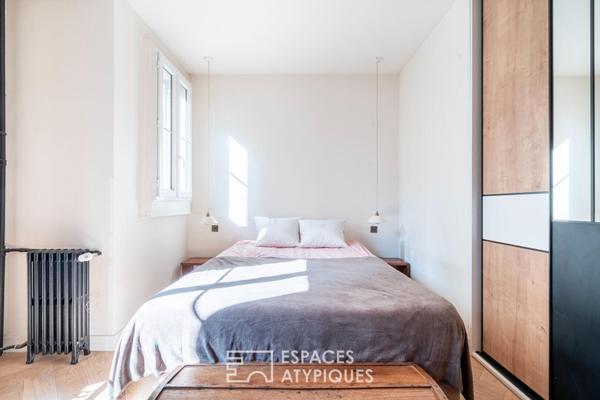 Appartement contemporain dans un immeuble art déco