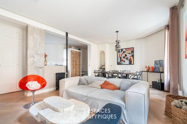 Appartement contemporain dans un immeuble art déco