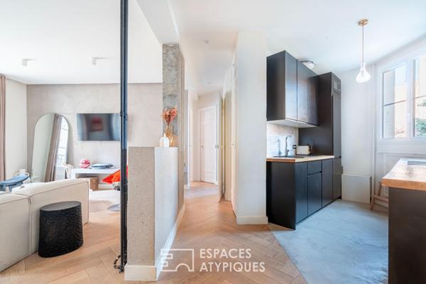 Appartement contemporain dans un immeuble art déco