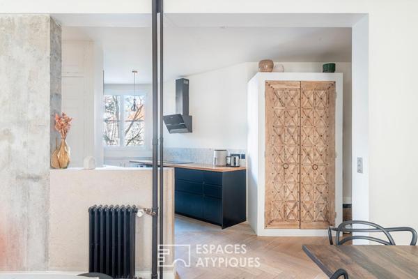 Appartement contemporain dans un immeuble art déco