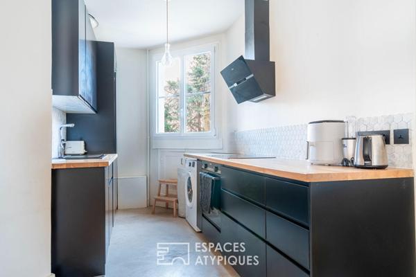 Appartement contemporain dans un immeuble art déco