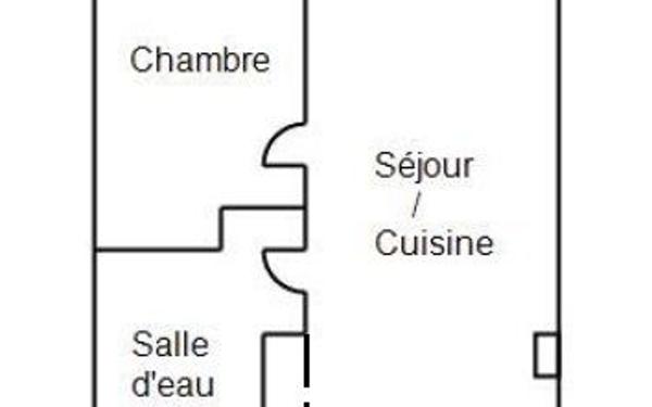 Appartement à vendre    2 pièces • 25,58 m2 Nice