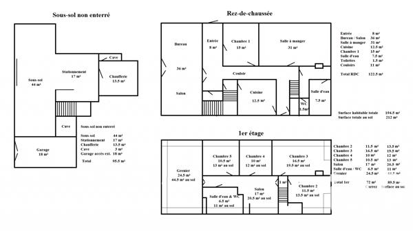 Maison à vendre 7 pièces 195 m² Vire Normandie