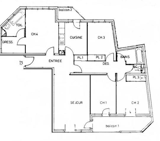 Appartement F5 à vendre  5 pièces - 115,27 m2 LYON - 69007