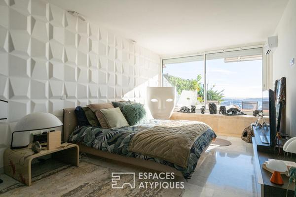 Appartement vue mer et rade avec terrasse