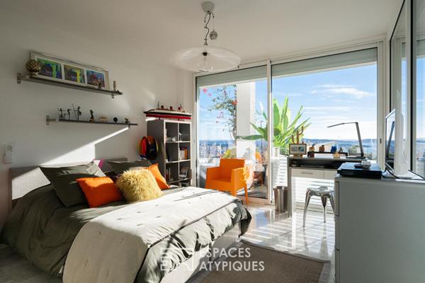 Appartement vue mer et rade avec terrasse