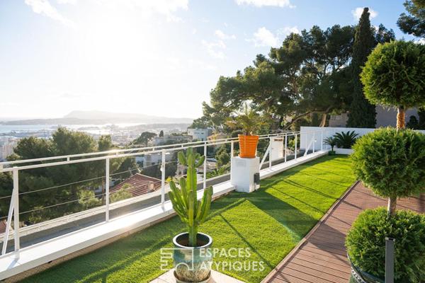 Appartement vue mer et rade avec terrasse