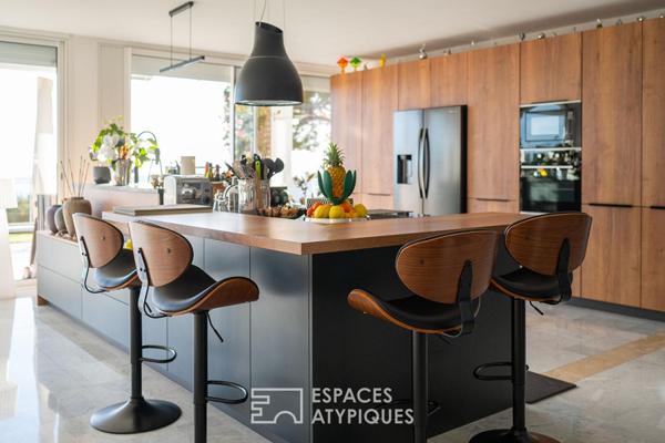 Appartement vue mer et rade avec terrasse