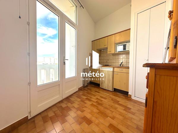 Appartement T2 28.35m² avec vue sur mer