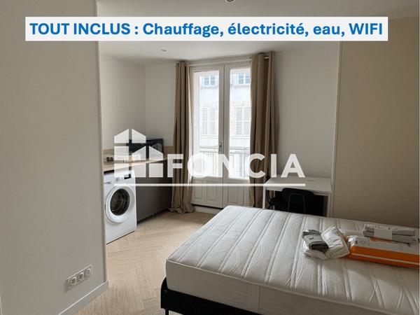 Location Studio meublé 15.65 m² - 21 RUE DU FAUBOURG DE BOURGOGNE Orleans 45000