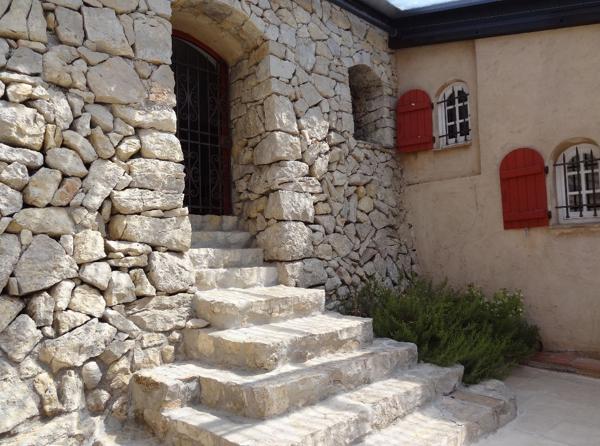 BAR SUR LOUP - Ancienne bergerie en pierres superbement restaurée - vue mer panoramique