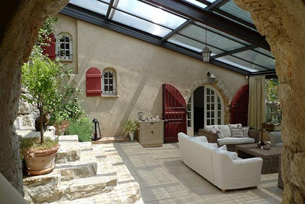 BAR SUR LOUP - Ancienne bergerie en pierres superbement restaurée - vue mer panoramique