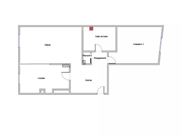 TROCADERO – MUETTE appartement de 2 pièces avec vue Tour Eiffel – 6éme étage balcon