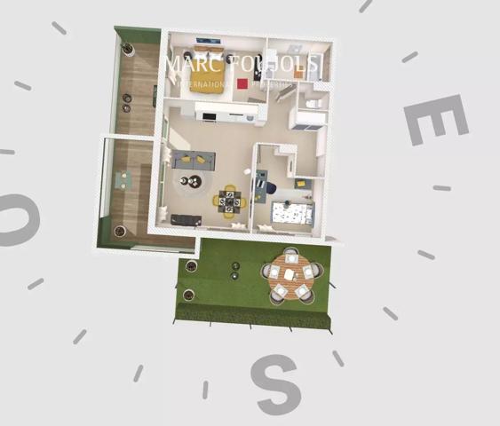 Nice Sainte-Marguerite – 3 pièces avec jardin privatif, parking et piscine