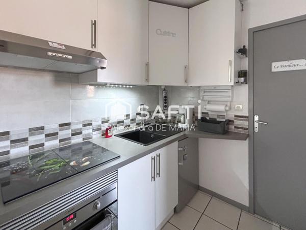 appartement t2 rénové et climatisé vue étang