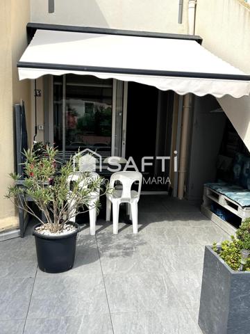 appartement t2 rénové et climatisé vue étang