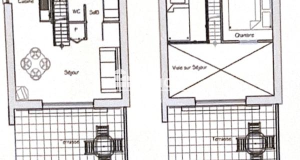 À vendre Studio 34.35 m² - Saint-georges-d'oléron 17190