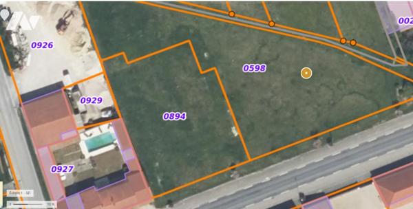 Terrain à bâtir à vendre Thibie dans la Marne (51) divisé en 6 lots,
A VENDRE LOT  n°2