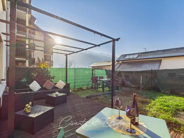 A louer - Appartement T3 en rez de jardin - Gilly sur Isère (73)