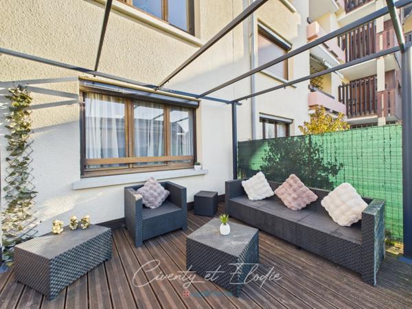 A louer - Appartement T3 en rez de jardin - Gilly sur Isère (73)