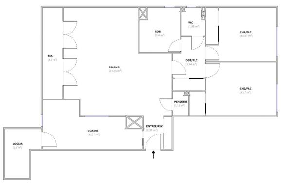 EXCLUSIVITÉ – MARSEILLE 9e – Résidence Le Lancier - T3 traversant en étage élevé avec vues panoramiques sur le parc Bortoli, la mer et les collines