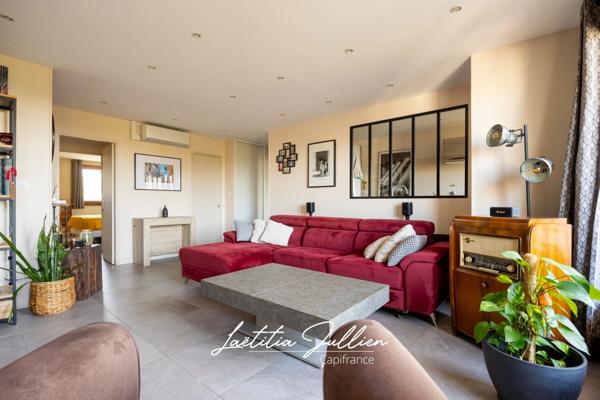 EXCLUSIVITÉ – MARSEILLE 9e – Résidence Le Lancier - T3 traversant en étage élevé avec vues panoramiques sur le parc Bortoli, la mer et les collines