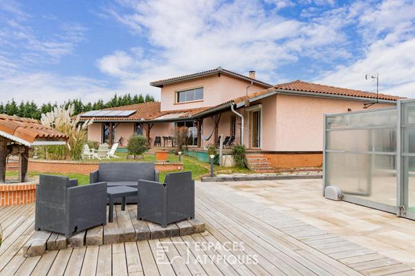 Maison d’architecte avec piscine proche de Saint Gaudens