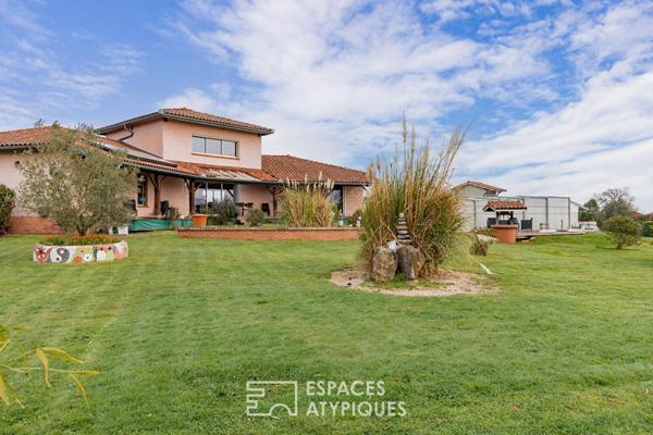 Maison d’architecte avec piscine proche de Saint Gaudens