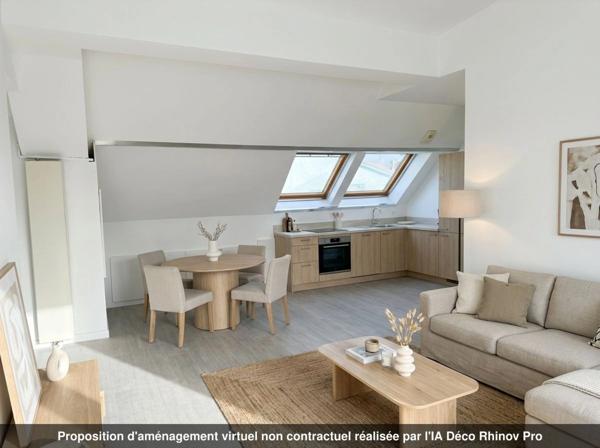 EXCLUSIVITE - 76 m², dernier étage rénové avec extérieur, parking sécurisé et cave - 15mn de Paris