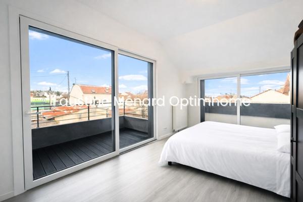 EXCLUSIVITE - 76 m², dernier étage rénové avec extérieur, parking sécurisé et cave - 15mn de Paris