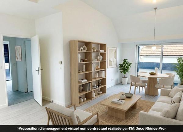 EXCLUSIVITE - 76 m², dernier étage rénové avec extérieur, parking sécurisé et cave - 15mn de Paris