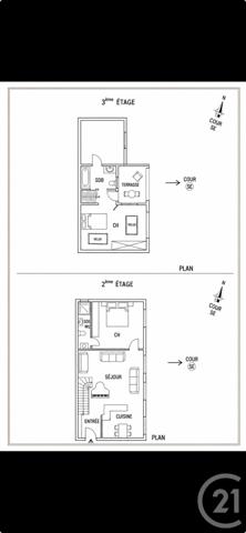 Appartement Duplex à vendre  4 pièces - 81,04 m 2   PARIS  - 75014