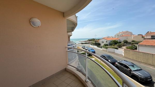 Appartement T1 avec vue latérale sur l'océan à la Chaume - LES SABLES D'OLONNE