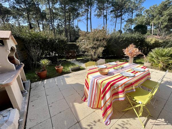 Pavillon 3 pièces 35 m² à vendre Lacanau Océan Pinède Sud résidence avec piscine terrasse pipeyrous