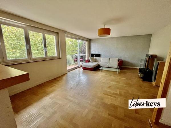 Appartement 4 chambres balcon plein Sud vue dégagée verdure, 2 min panneau Caen