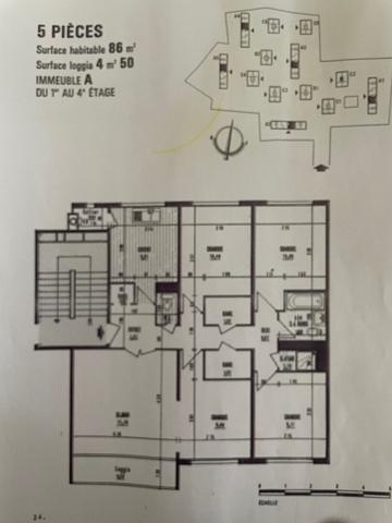 F5 avec balcon dans résidence sécurisée proche gare