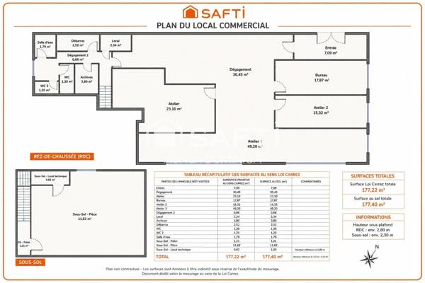Opportunité à saisir - local commercial libre